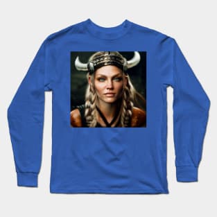 Viking Shield Maiden Long Sleeve T-Shirt